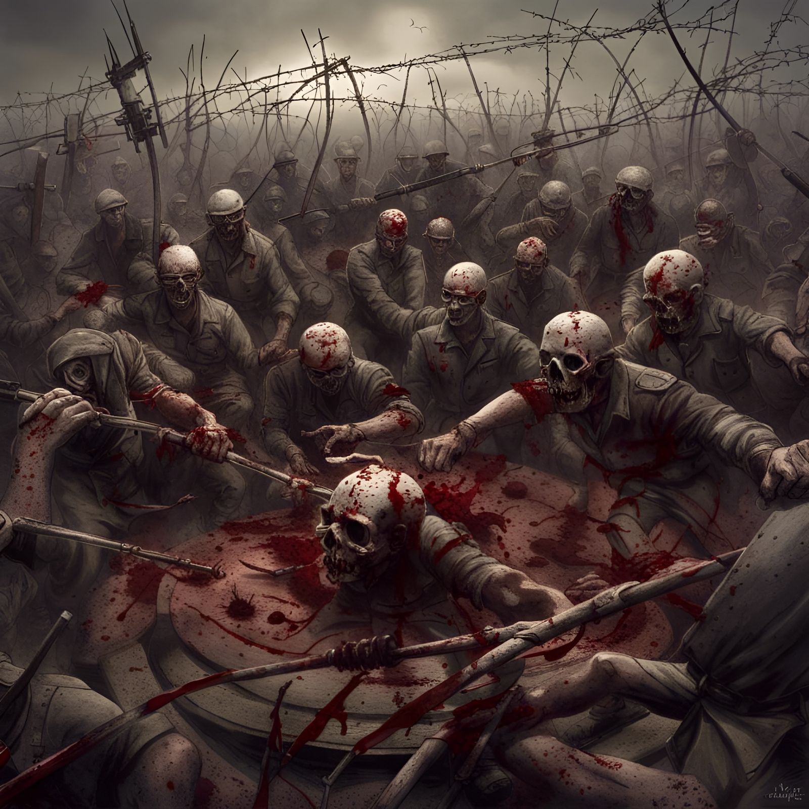Sinister World War II Zombie Battlefield