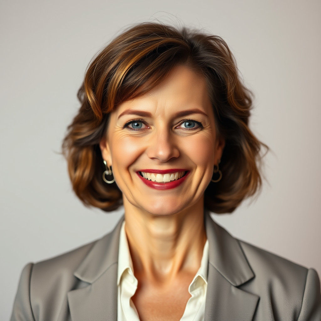 Professional Woman in Soft Pastel Hues, Martin Schoeller-Ins...