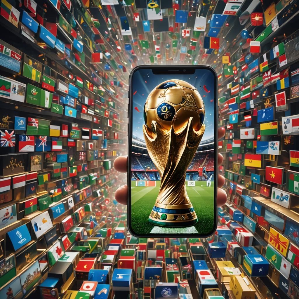 Nested Screens Show FIFA World Cup in Unreal Engine