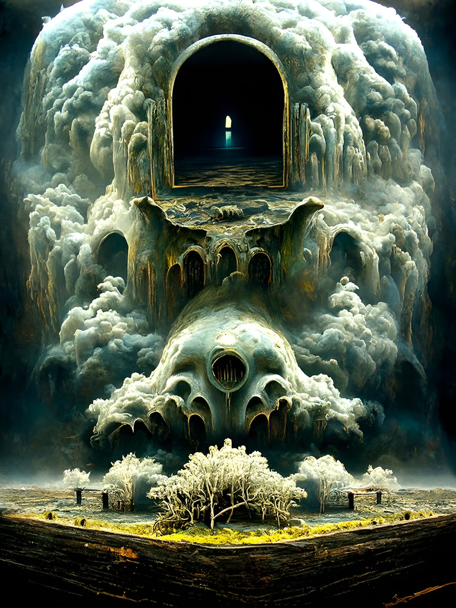 Enigmatic Horror Landscape by Keith Thompson