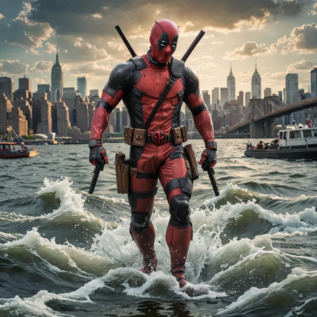 Deadpool Walks on Water: Professional Photography