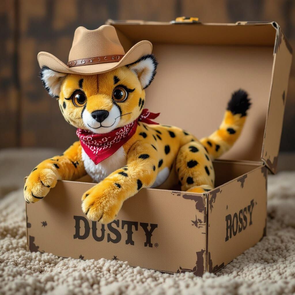 Dusty the Robotic Cheetah Toy in Western Style