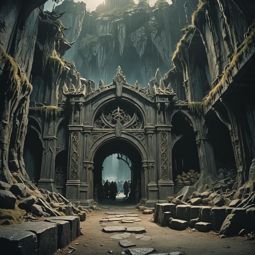 Cinematic Moria Scene from Lord of the Rings