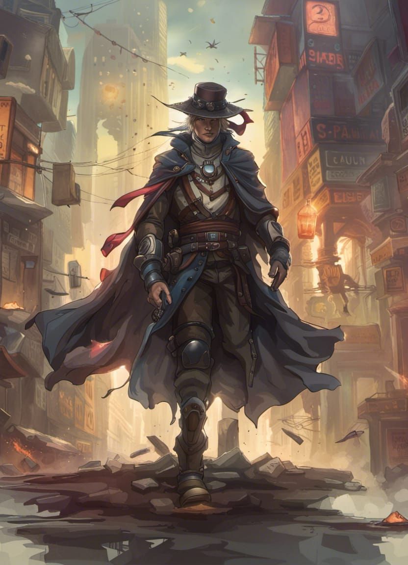 Graphic Novel Character Playing Bass Guitar