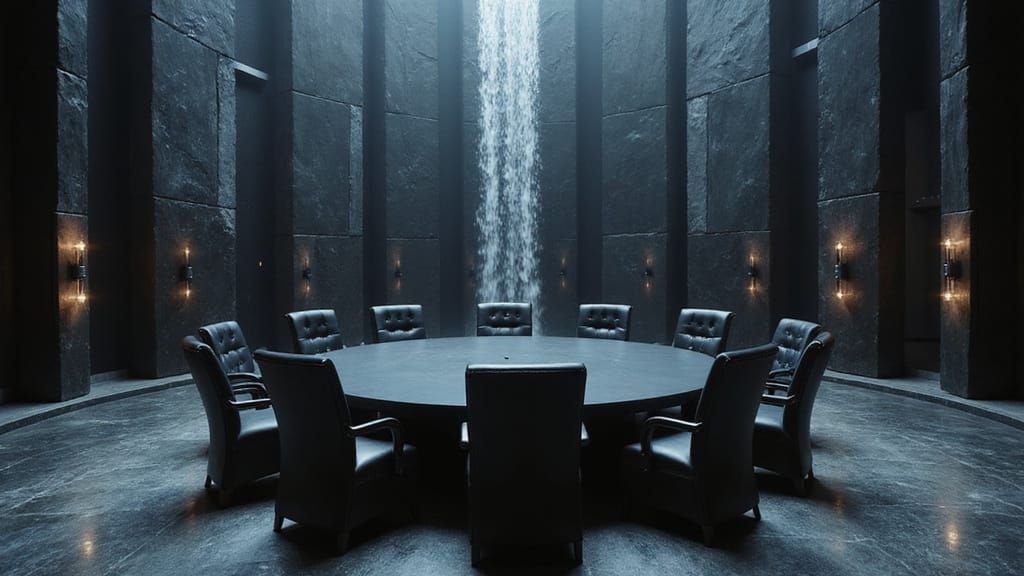 Bond Villain Lair: Cold Elegance and Calculating Intent