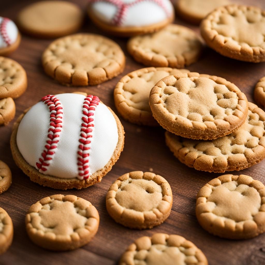 Baseball Dog Biscuits: Professional Photography