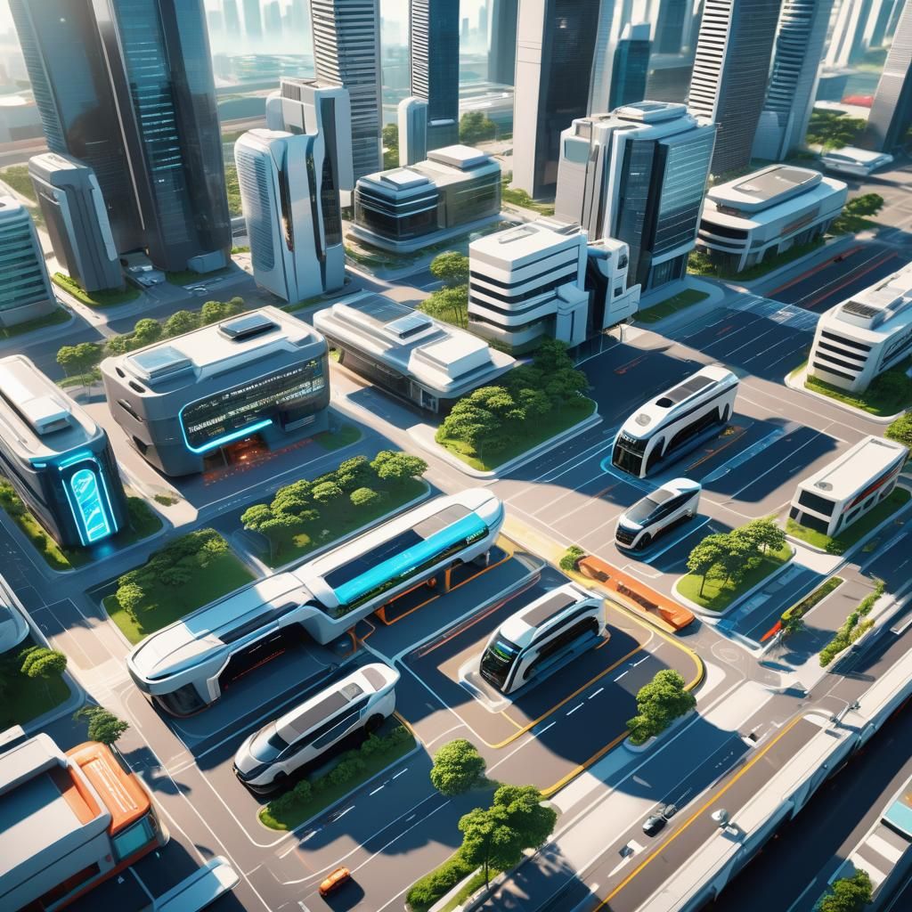 Futuristic Singapore Cityscape in Unreal Engine 5 Style