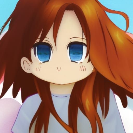 Divine Chibi Character in Heavenly Sunshine