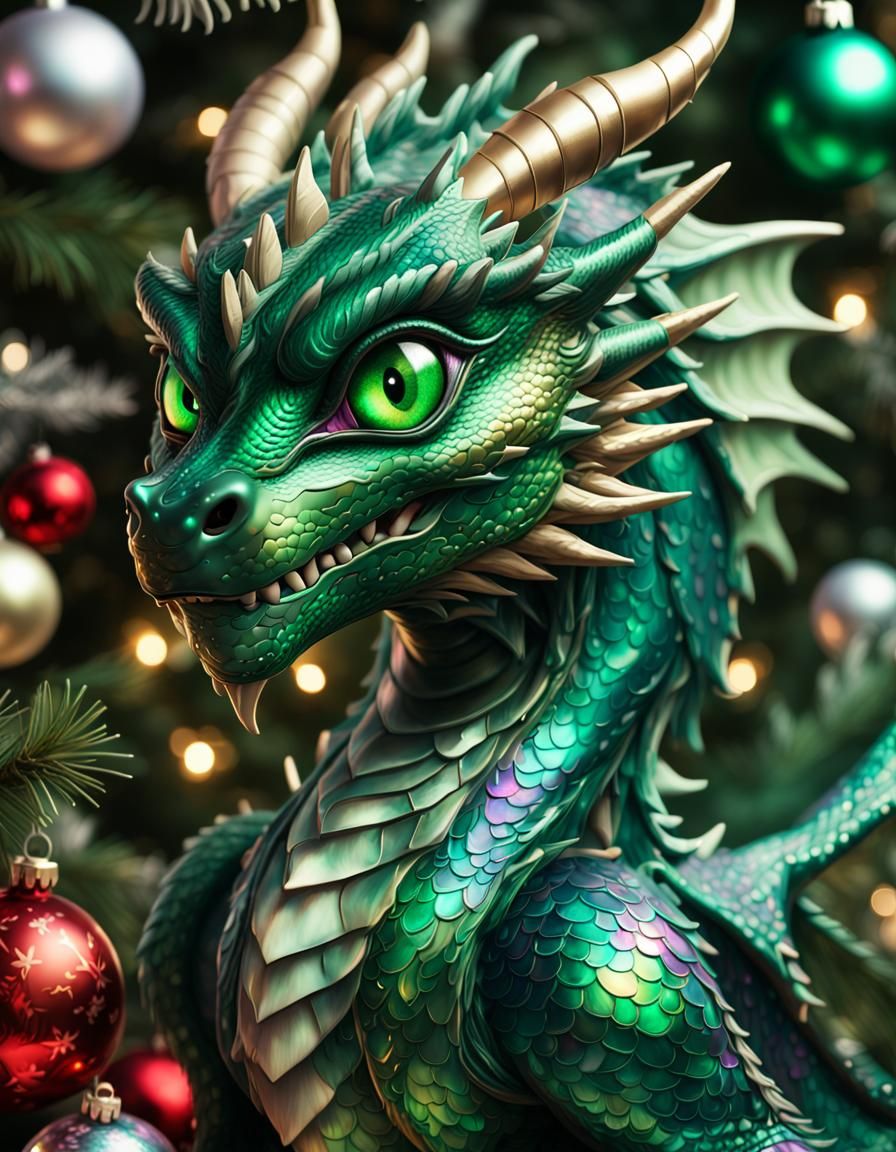 Christmas dragon