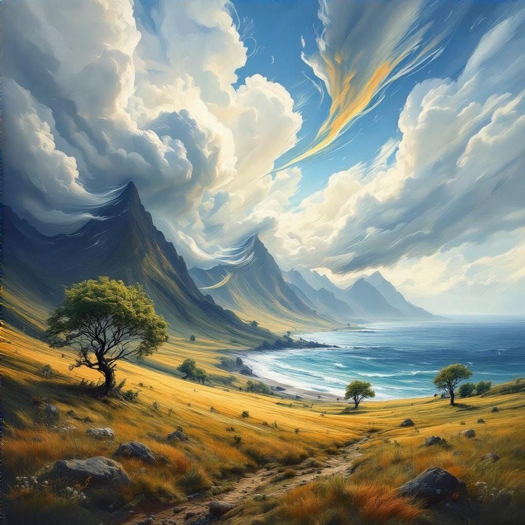 Landscape Born of Elemental Forces