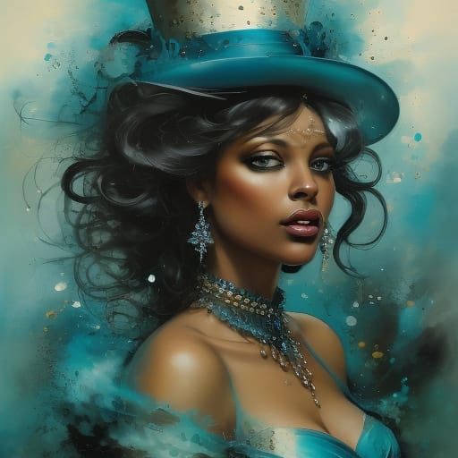 Blues Musician in the Style of B.B. King