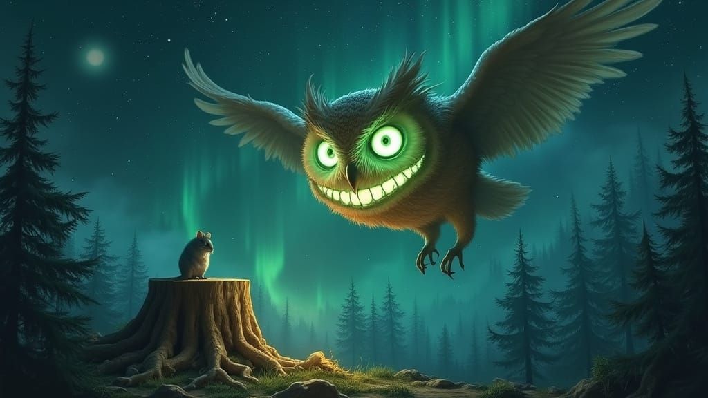 Whispers of a Cosmic Guardian in Enchanted Forest