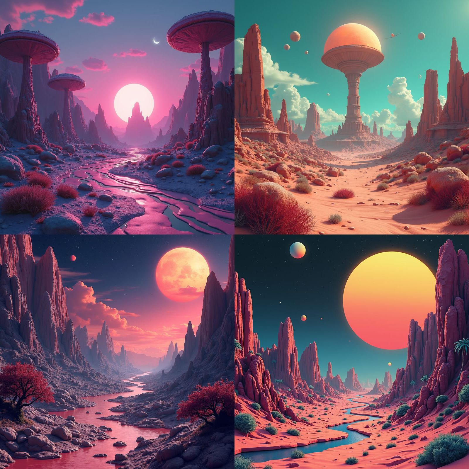 Surreal Alien Cosmos Unveiled