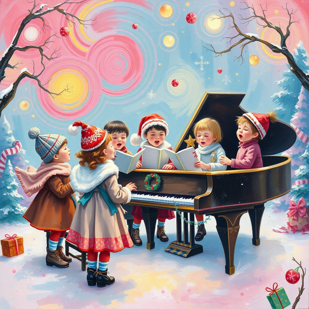 Children Sing Christmas in Candyland Wonderland