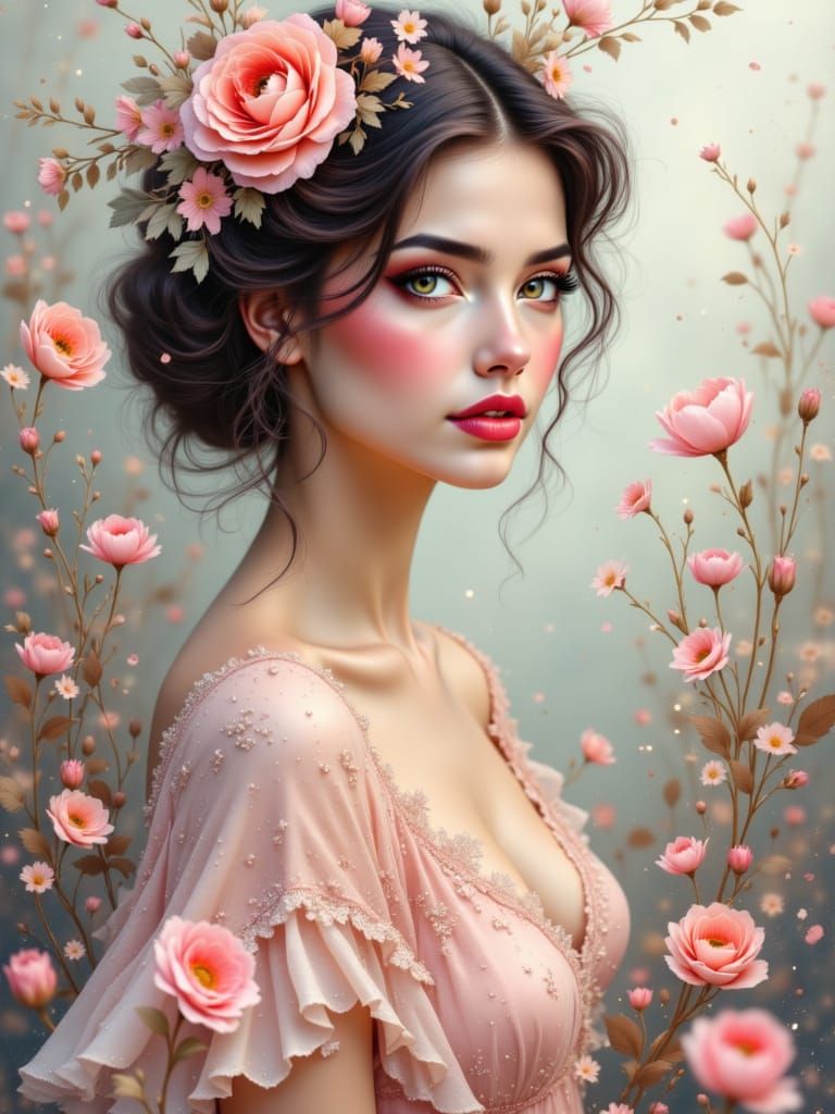<lora:Faces of beauty:1.0> Kristina Makeeva style