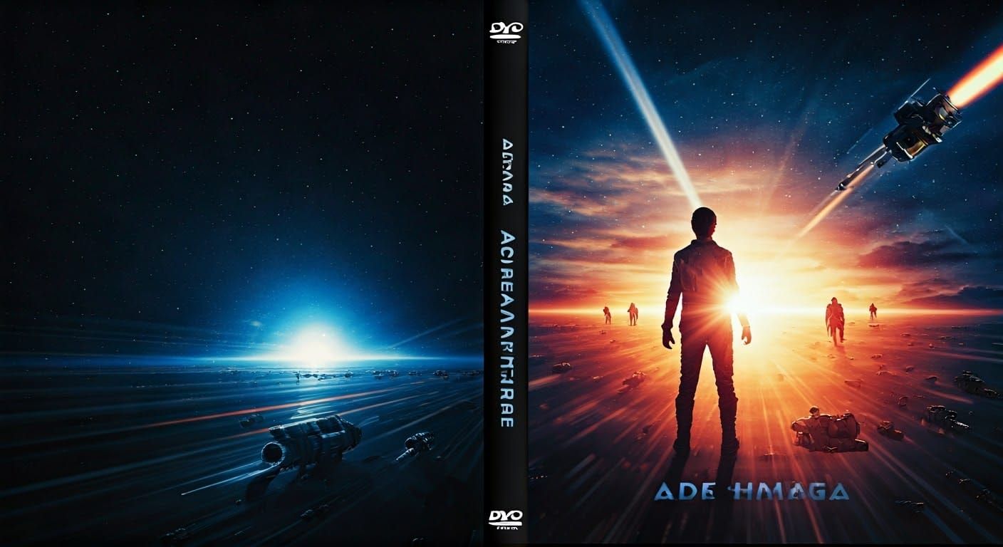 Sci-Fi Adventure DVD Cover Design