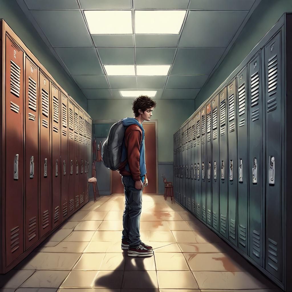 Teen Werewolf's First Day Transformation: High School Chaos