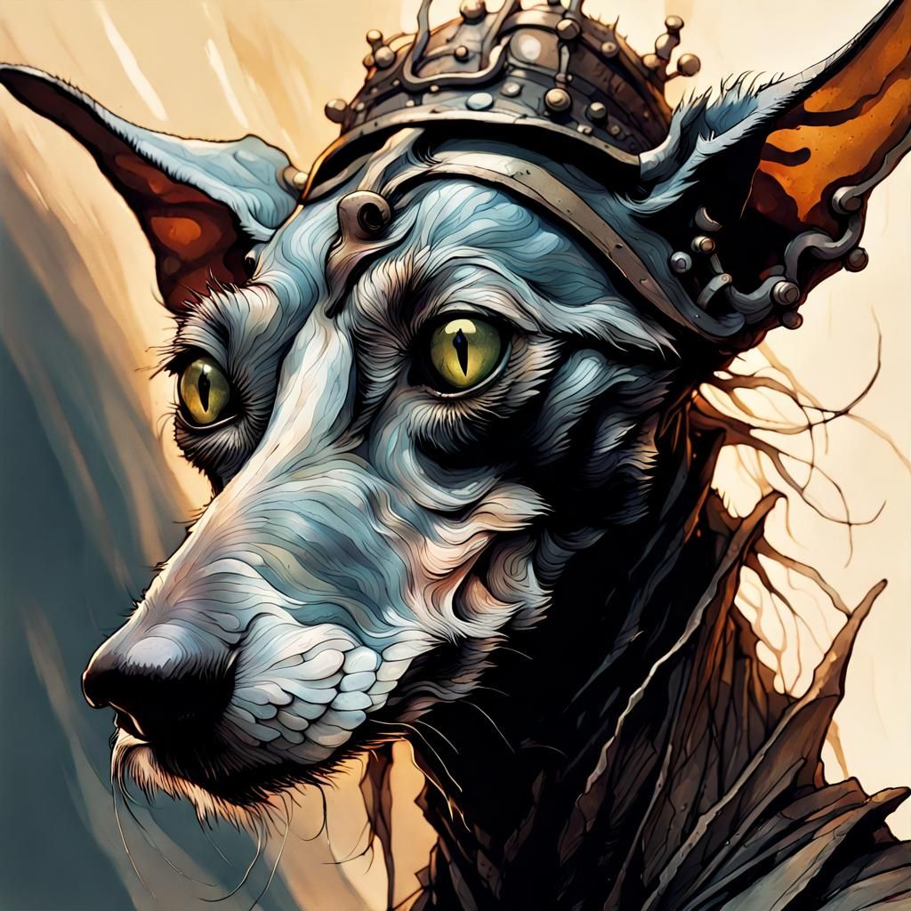 Celestial goblin greyhound queen