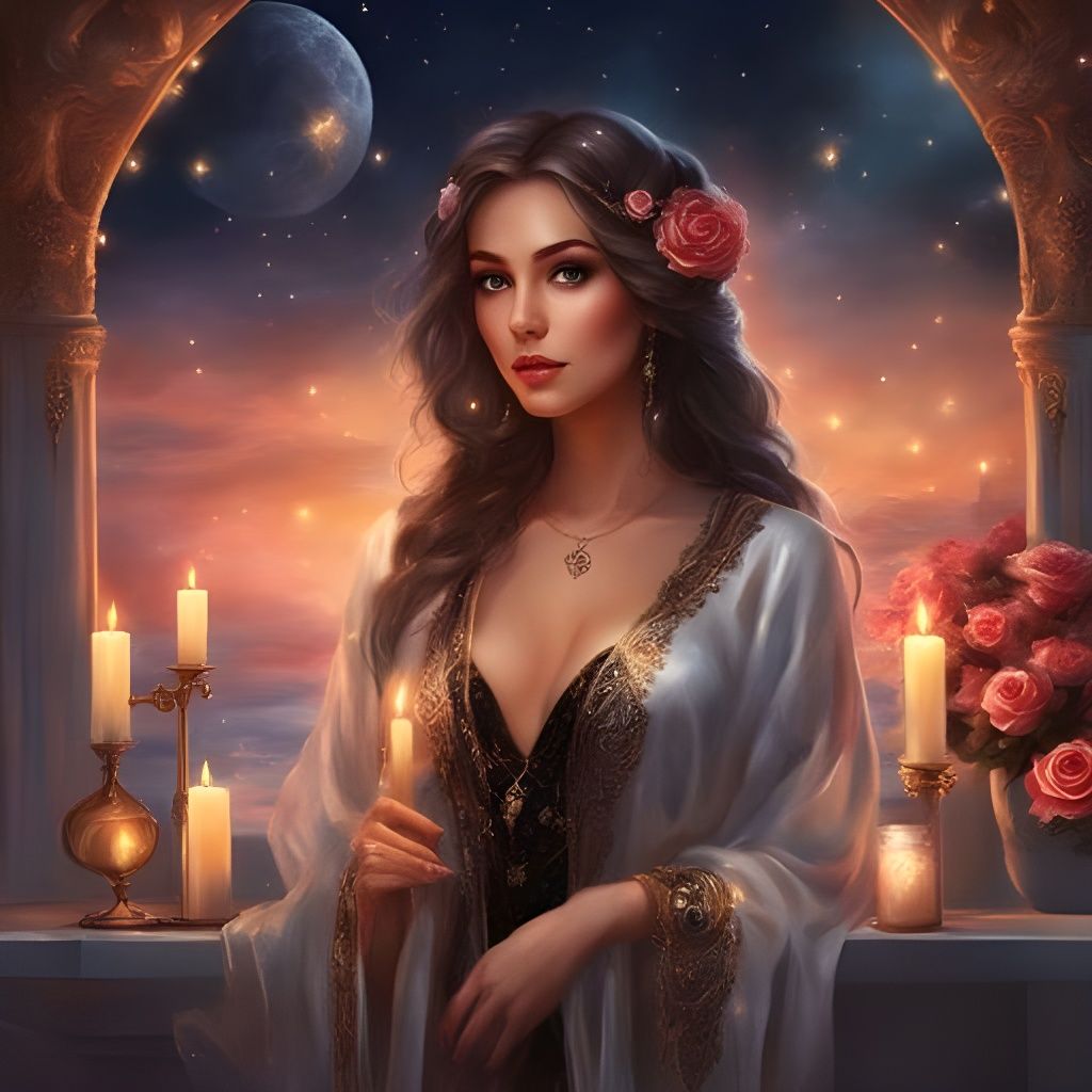 Beautiful Woman in Lingerie Portrait