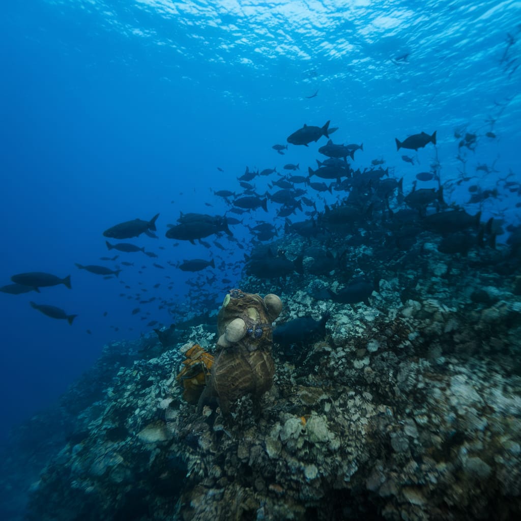 Abstract Blue Movie Still