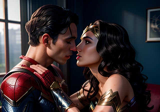 Dynamic Superhero Duo in Cinematic 8k