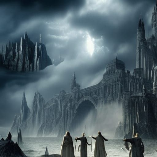 Epic Lord of the Rings Cinematic Scene