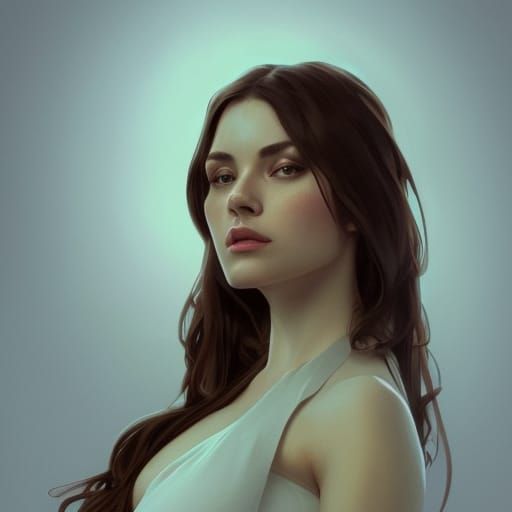 Detailed Portrait of Teacher in Artstation Style