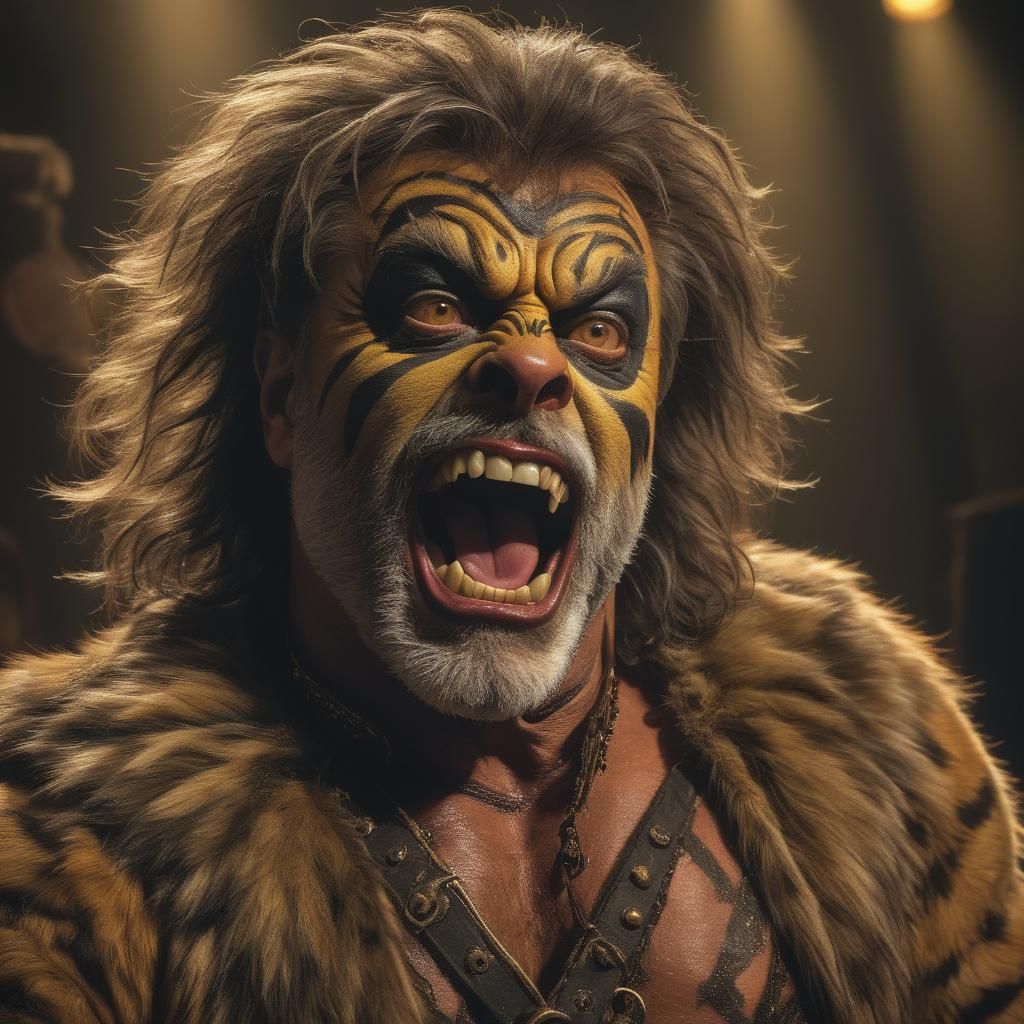 Oliver Reed as Rum Tum Tugger in Musical