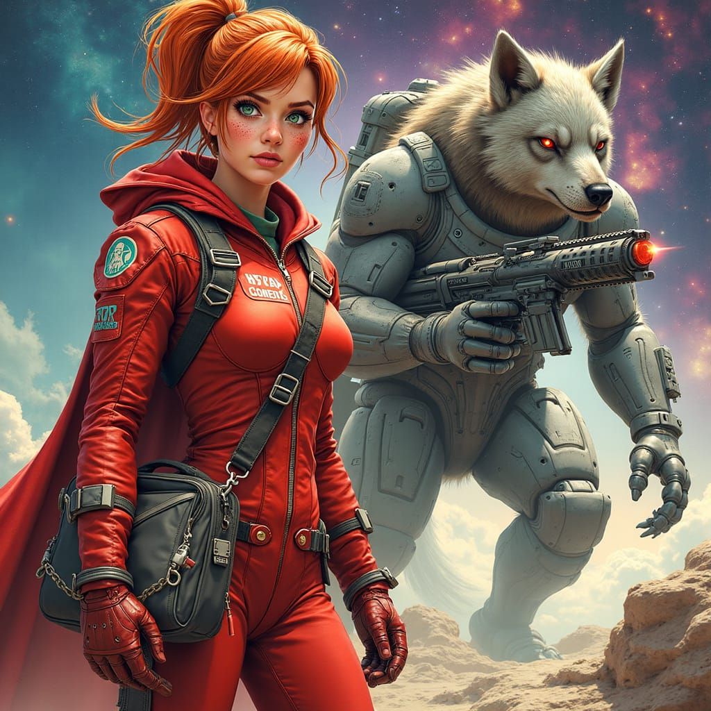 Red Nova: A Space Age Heroine in Retro-Futuristic Action