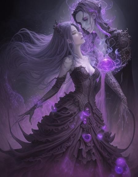 Gothic Goddess of Spirits in Baroque Science Fantasy