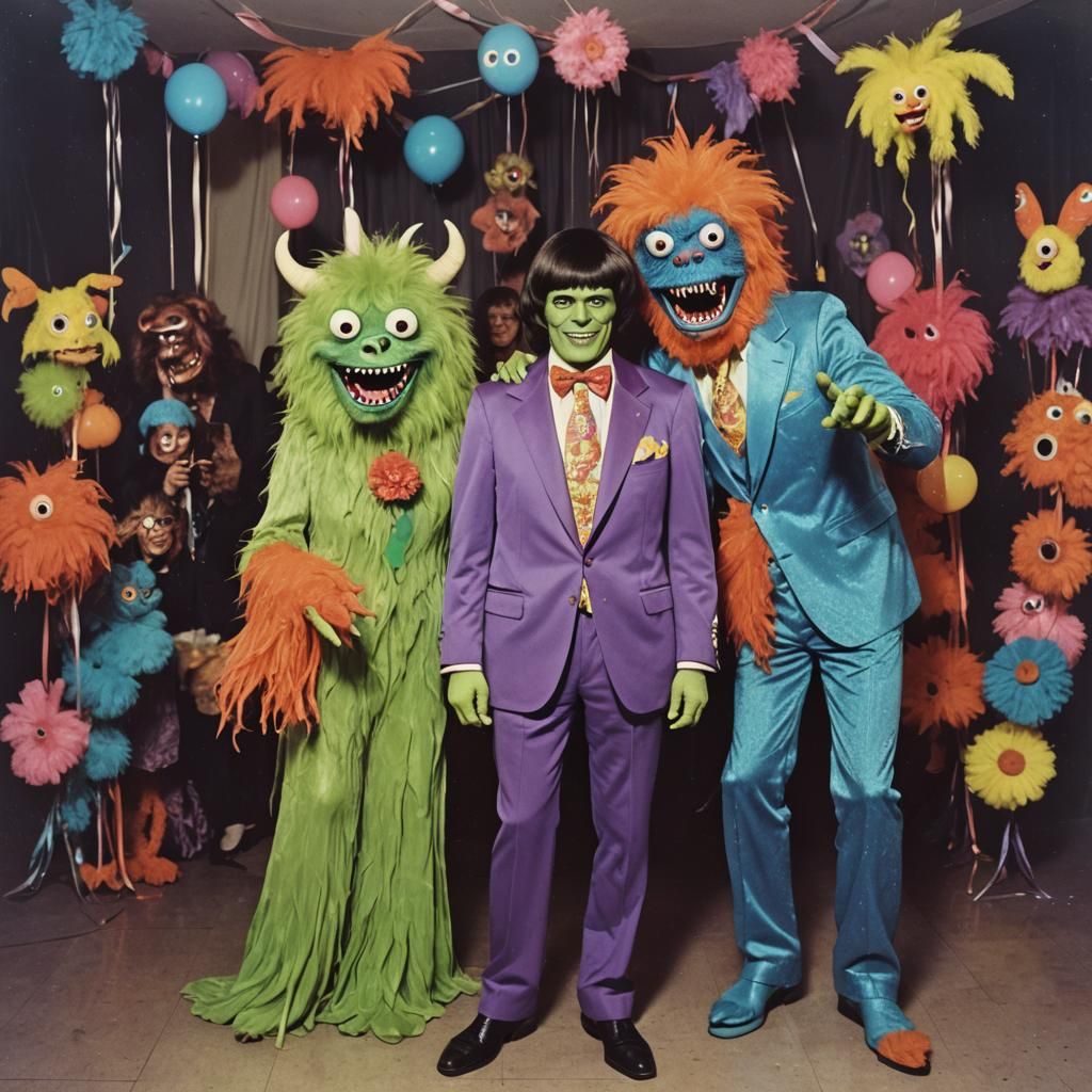 Monsters at Senior Prom, 1970s Style
