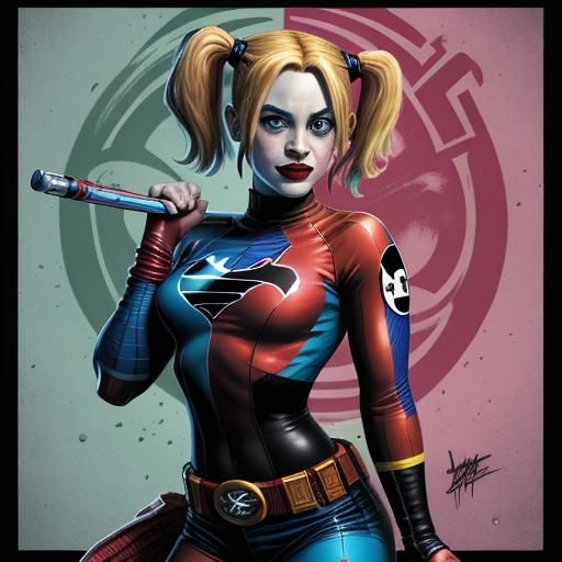 Harley Quinn Comic Book Art by Mark Brooks