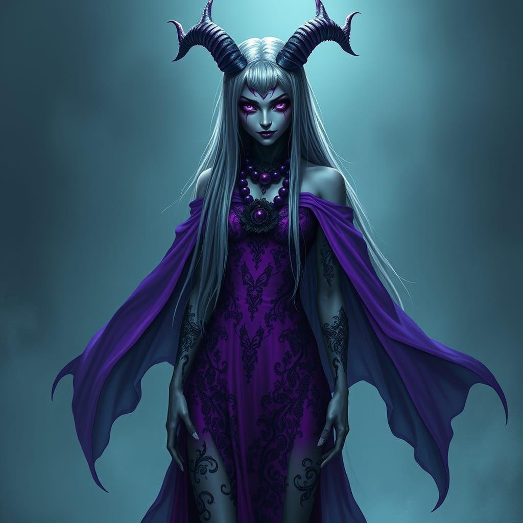 Ohsonisa, the Sea Witch💜🌊🩶   #OC