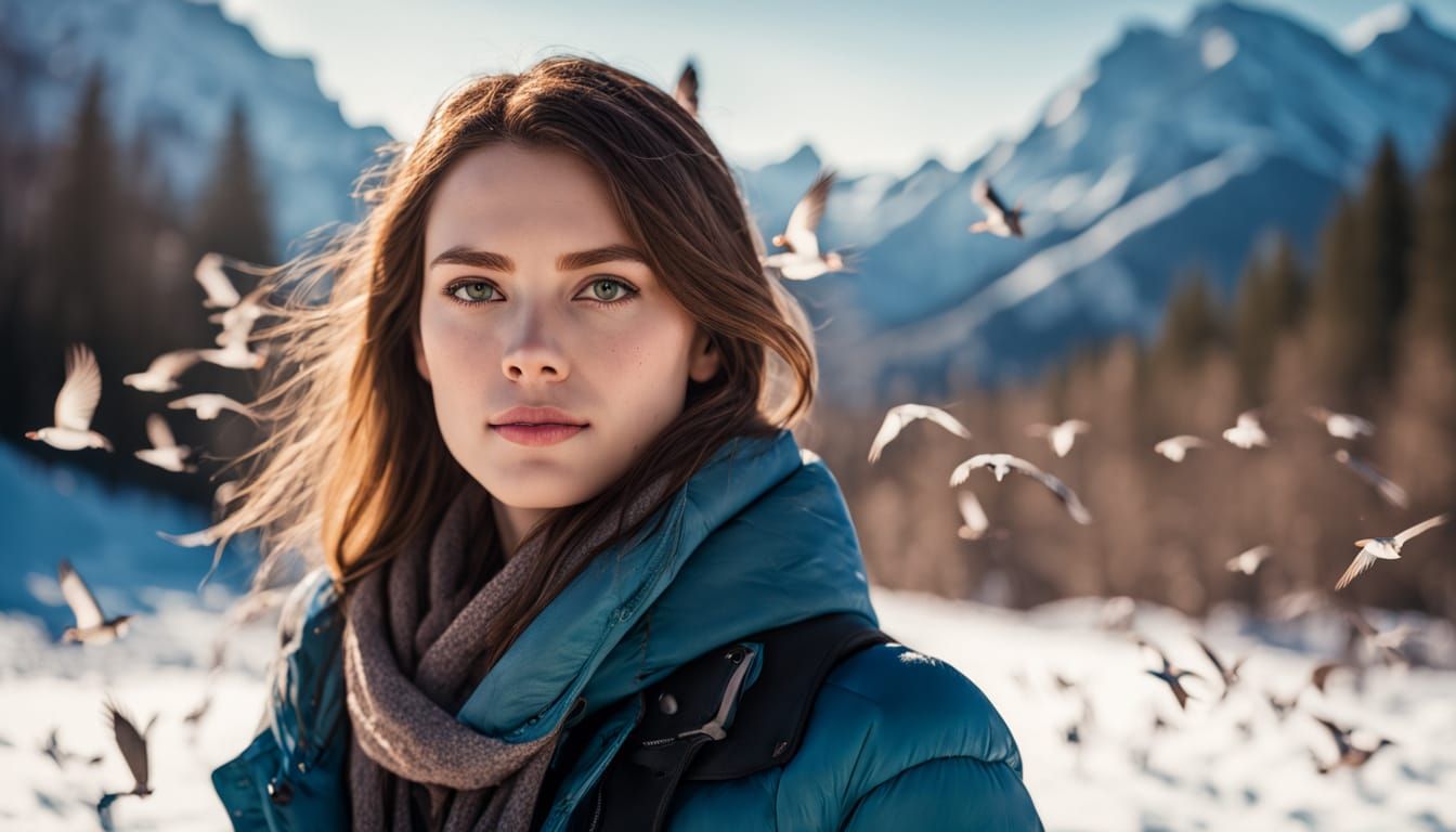 Surreal Spring Awakening in a Melting Winter Wonderland