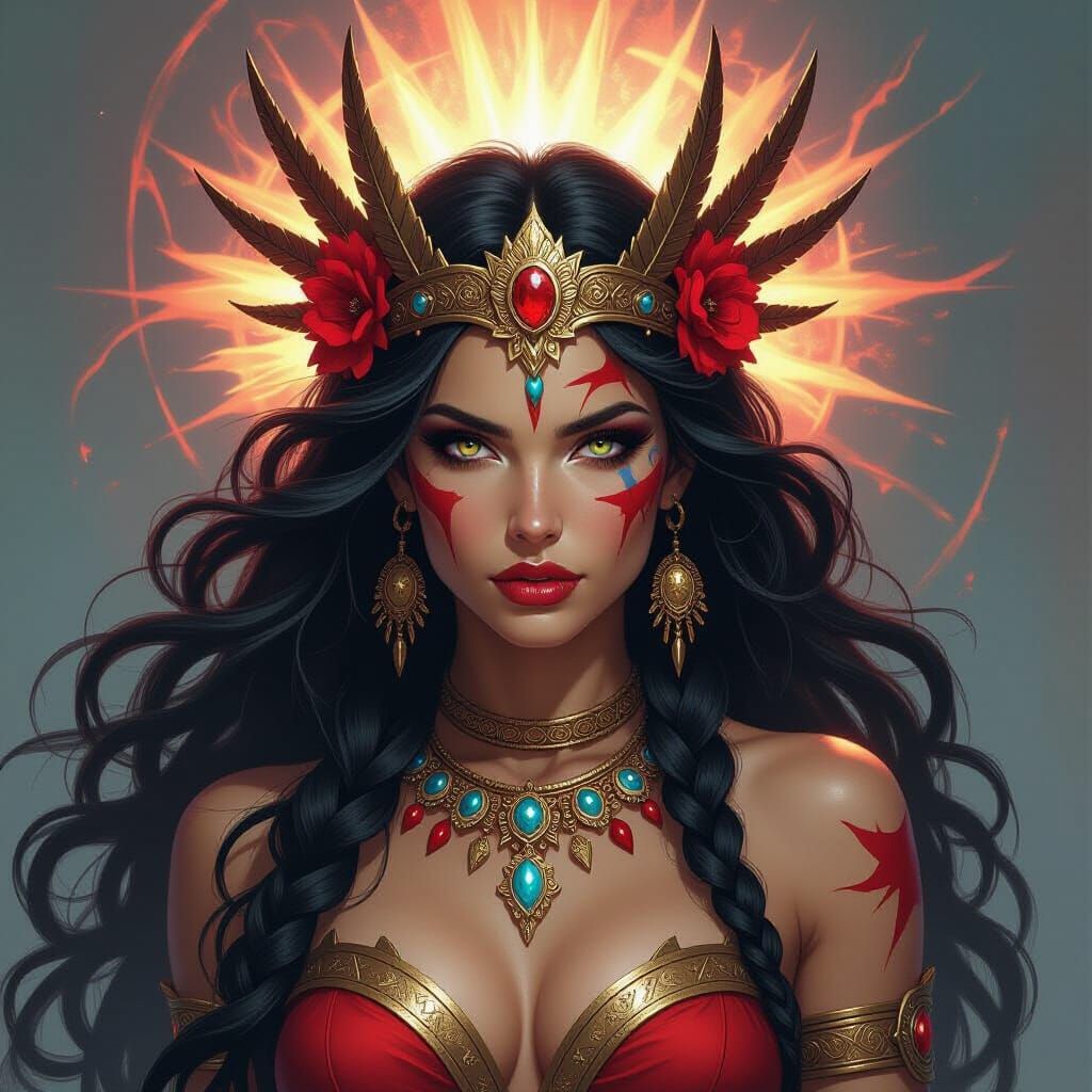 Barbarian Goddess of Divine Strength and Beauty