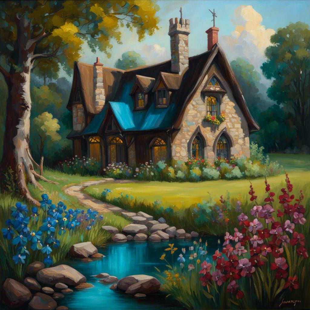 Fairycore Cottage Hotel in Enchanted Flower Meadow