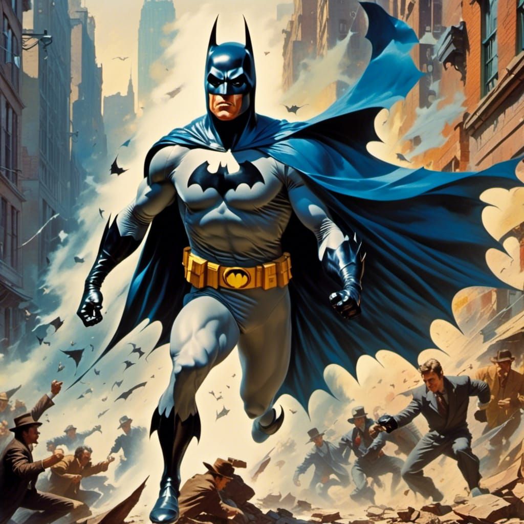 Robert Redford as Batman in 1970s Movie Still