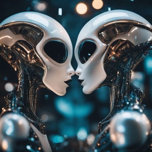 Aliens Kissing: An AI Interpretation
