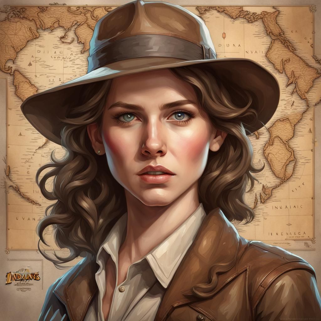 Anna Kendrick as Adventurer with Ancient Map