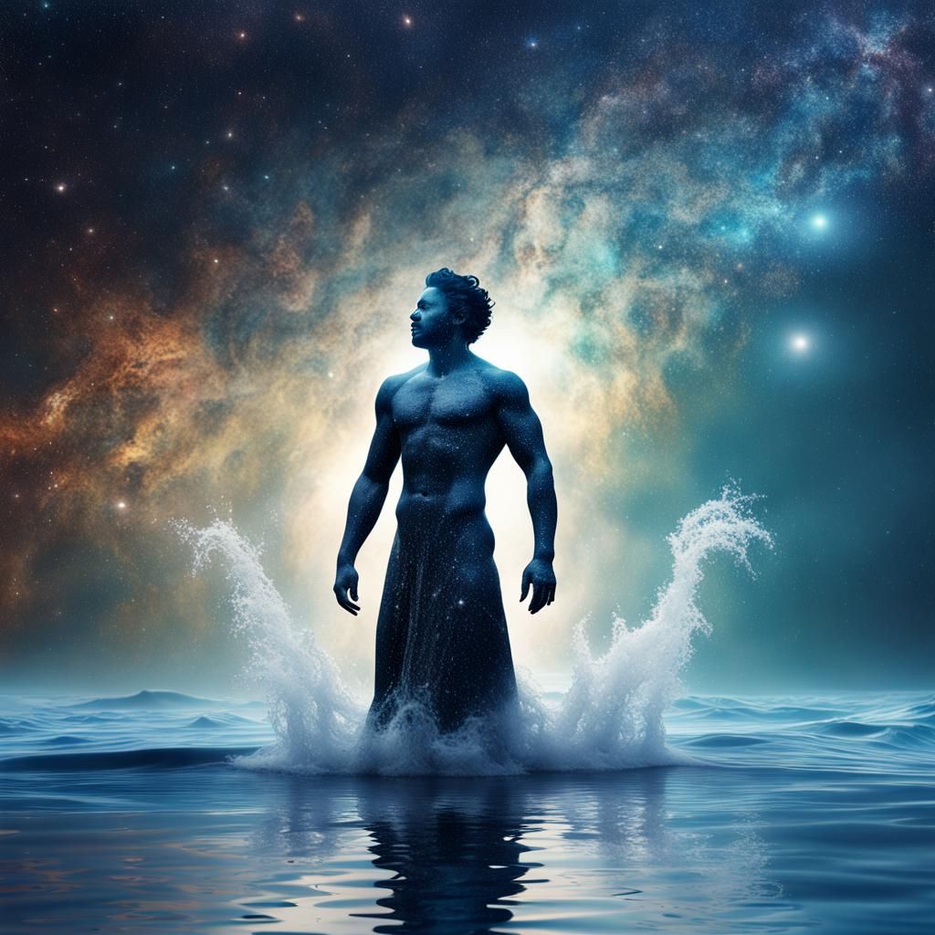 epic full body aquarius man