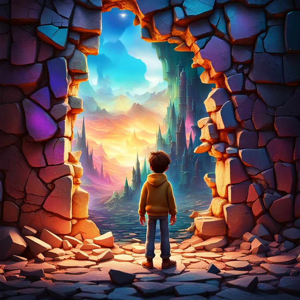 Fantasy World Revealed: Vibrant Digital Art in Animated Styl...