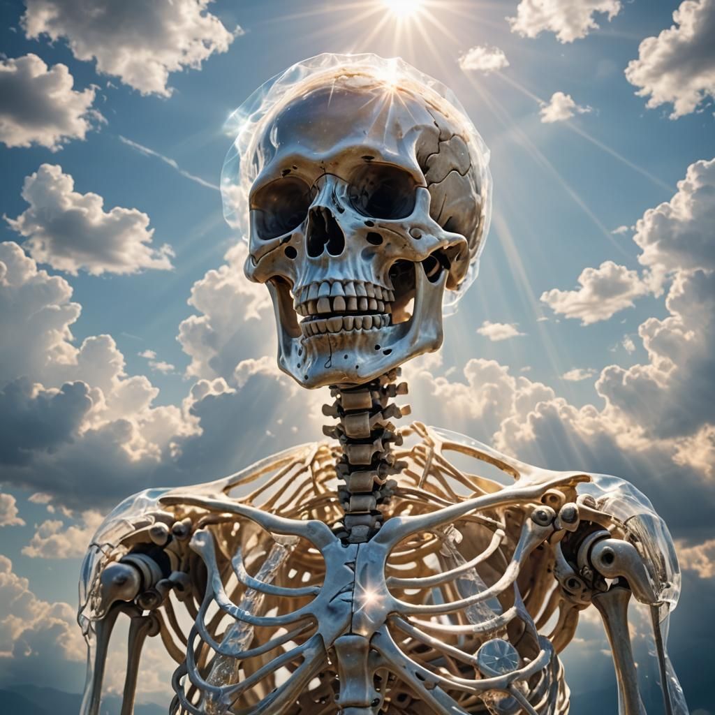 Crystal Skeleton in Divine Light