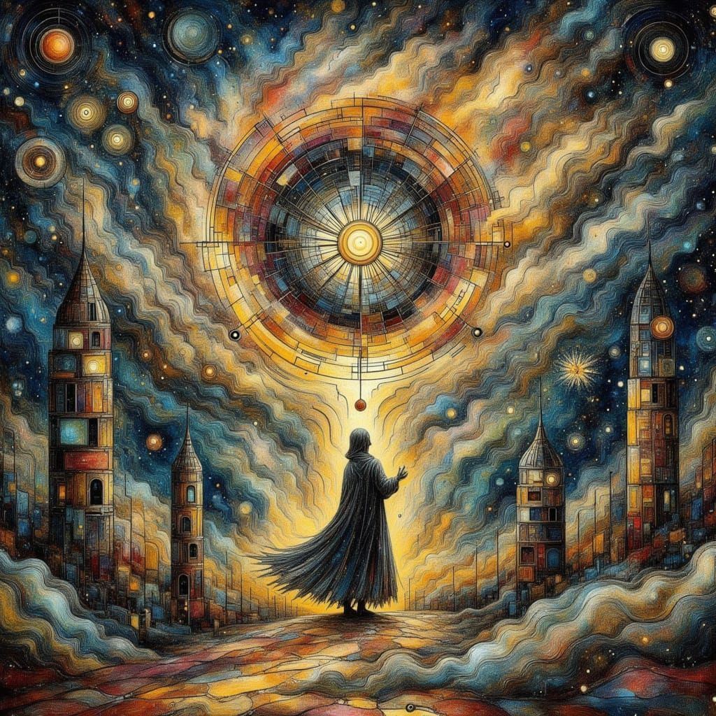 Surreal Fantasy Realm of Ecnerwal with Impossible Architectu...