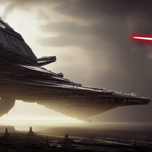 Epic Star Wars Inspired Digital Matte Painting