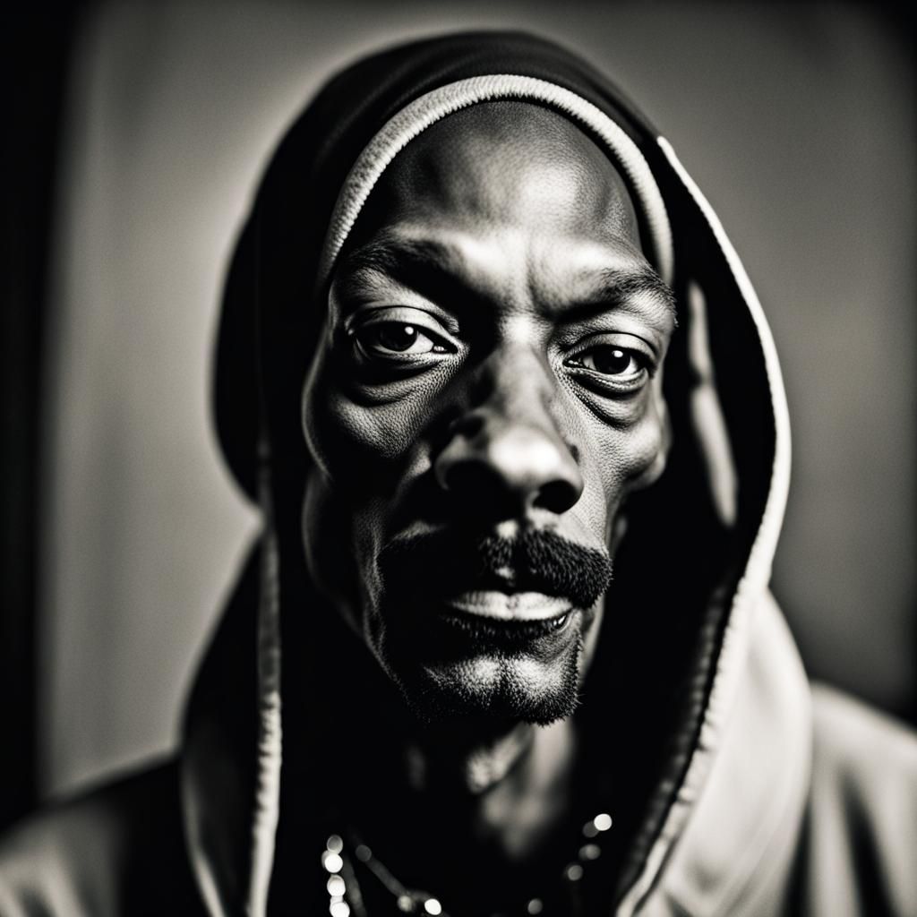 Intense Man Portrait in Photographer's Style