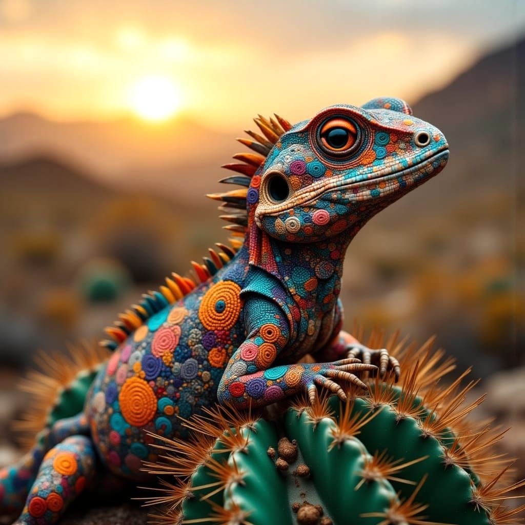 Mandala Lizard