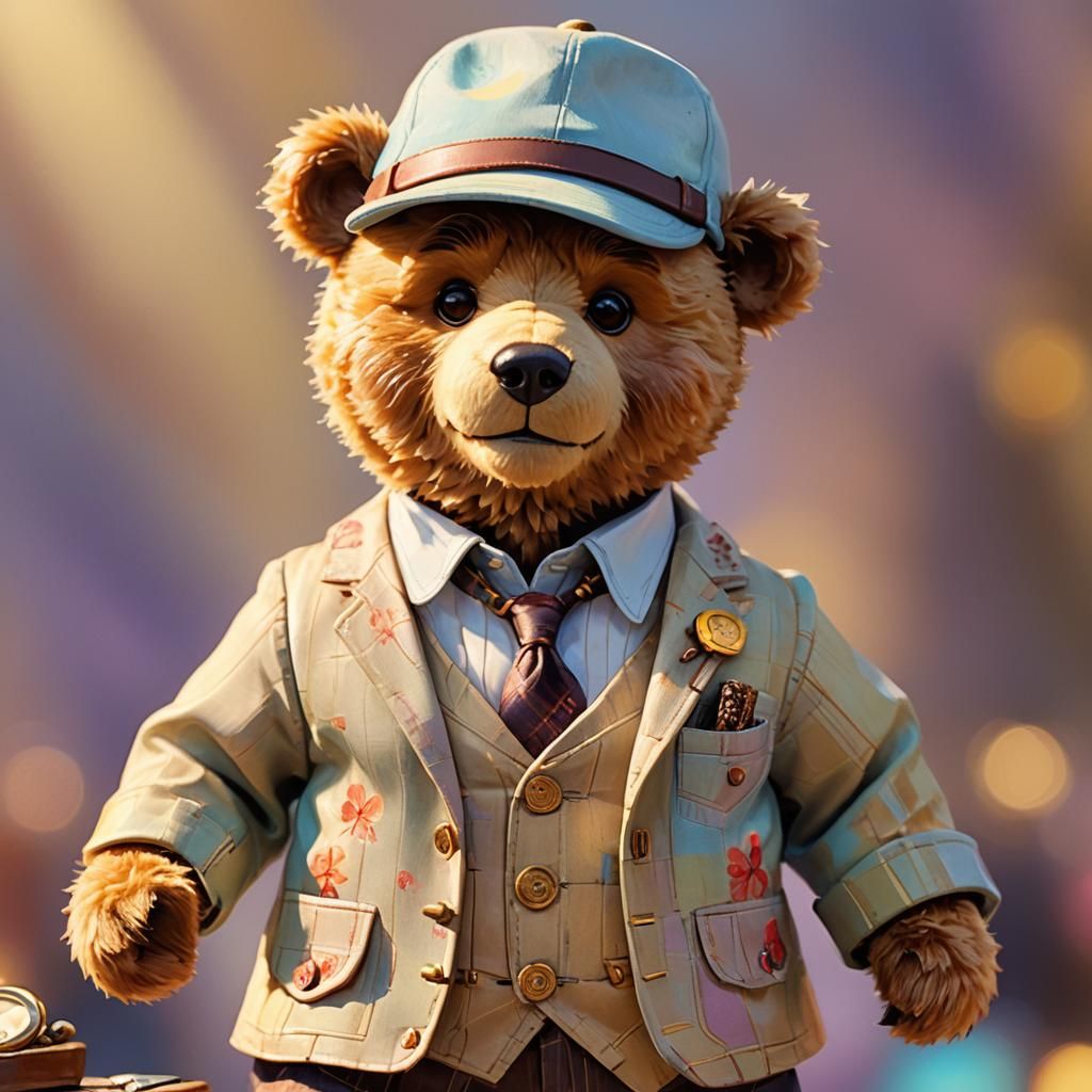 🧸  in his best Sunday clothes