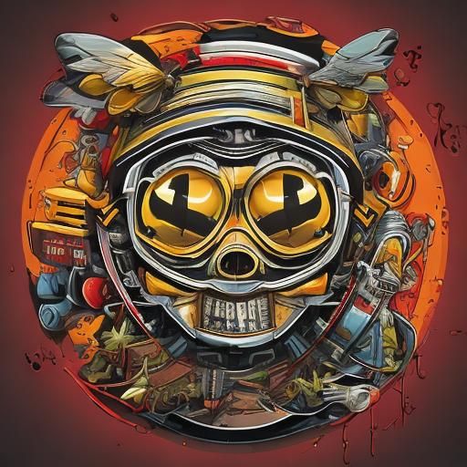 Cartoon Flames in Vector Art Style