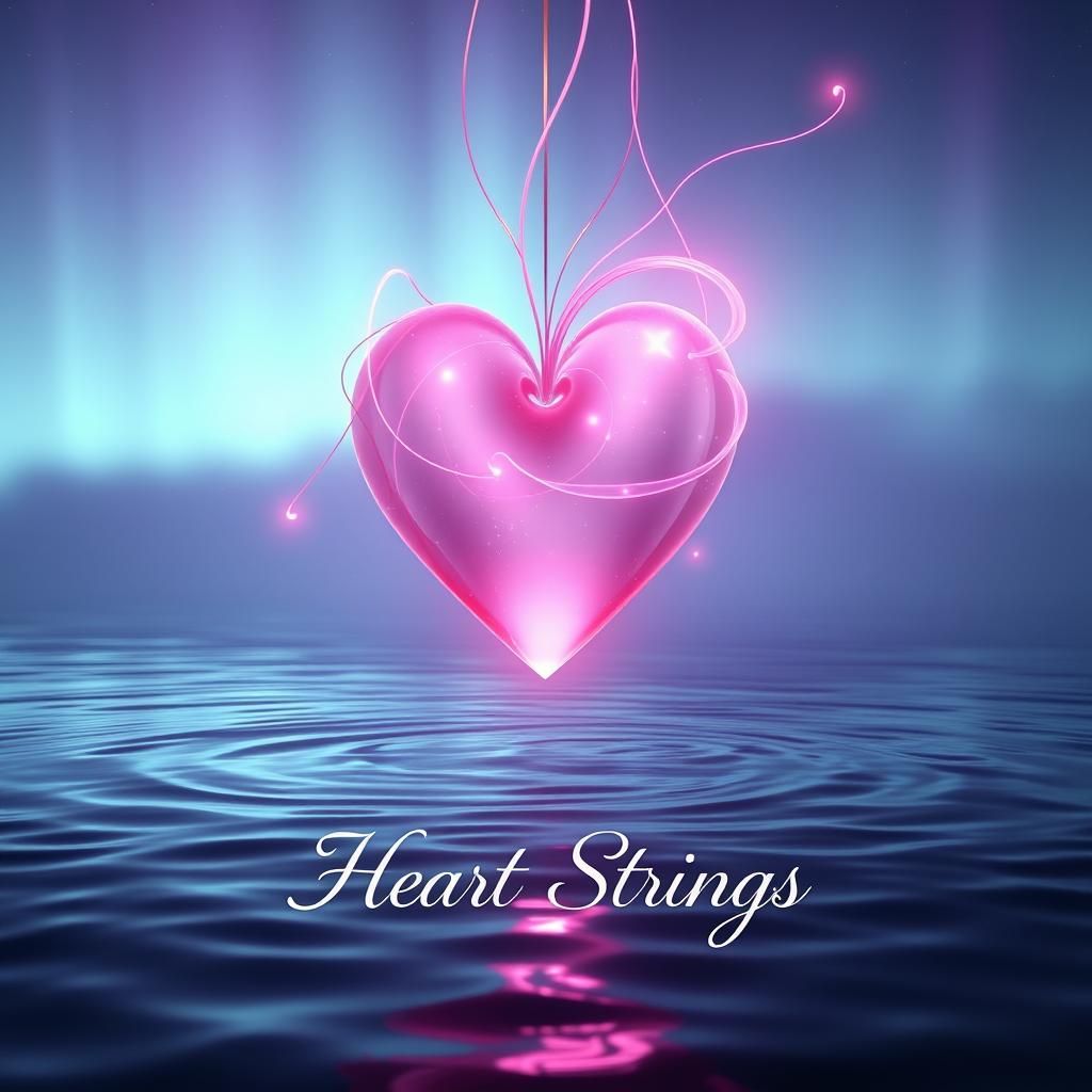 Ethereal Heart Shape in Mystical Aurora