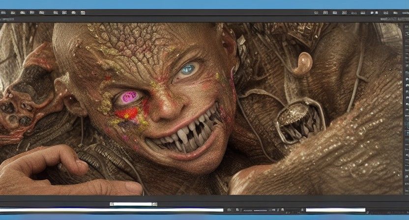 Hyperrealistic Funny Image with SFX and Post-Production